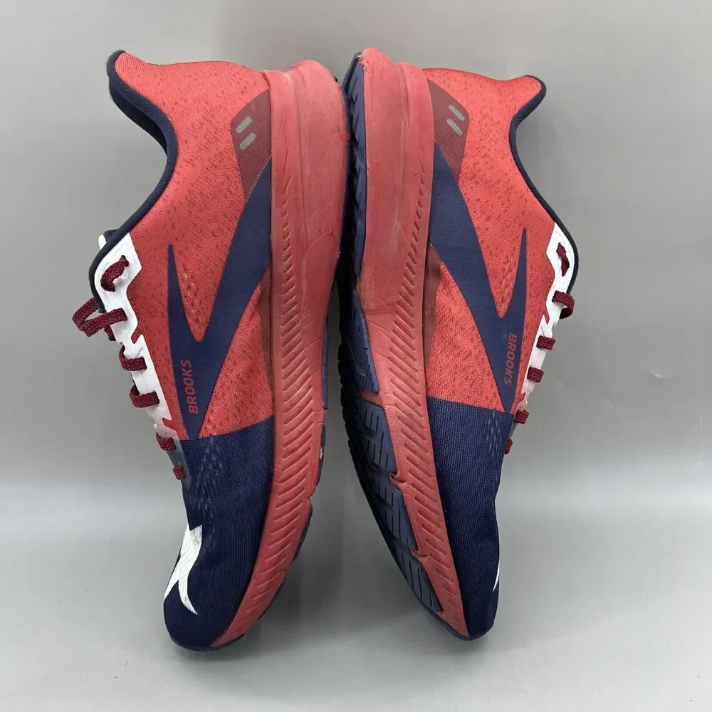 Brooks Men's Launch 8 Texas Star Sneakers Men's 13 D Red White Blue Comfort Shoe - Picture 6 of 9